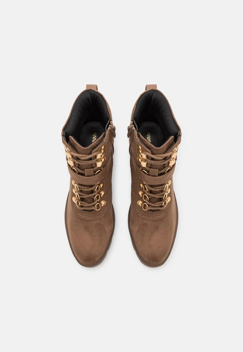 Anna Field Schnürstiefelette - Taupe – Bild 6