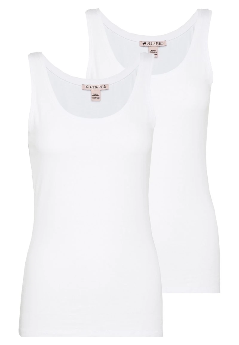 Anna Field 2 PACK - Top - White