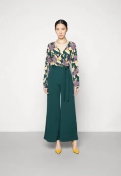 Anna Field Jumpsuit - Dark Green/yellow
