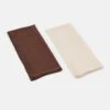 Anna Field 2 PACK - Kopftuch - Off-white/brown