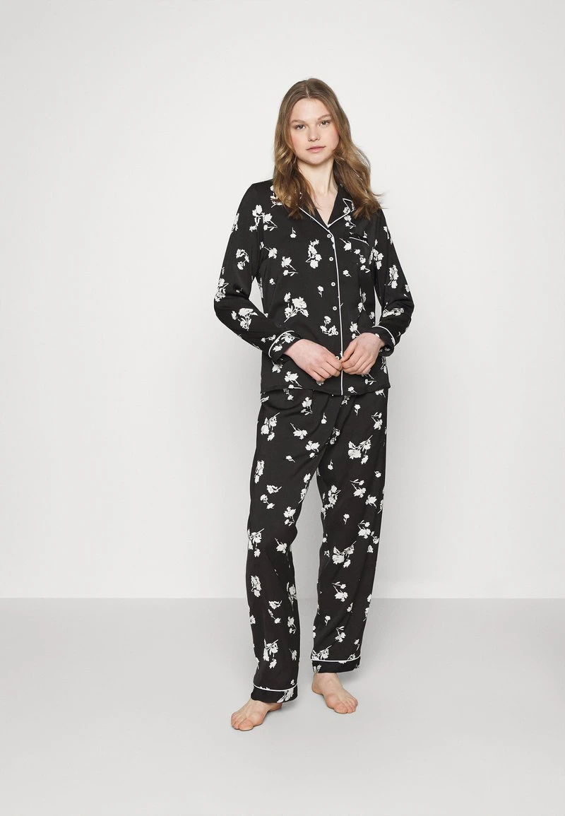 Anna Field SET - Pyjama - Black/offwhite – Bild 2