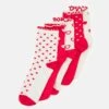 Anna Field 5 PACK - Socken - White/red