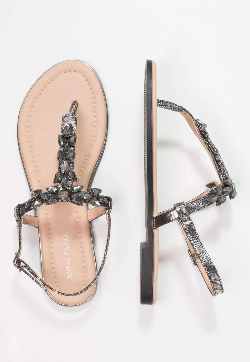 Anna Field Zehentrenner - Dark Gray – Bild 3