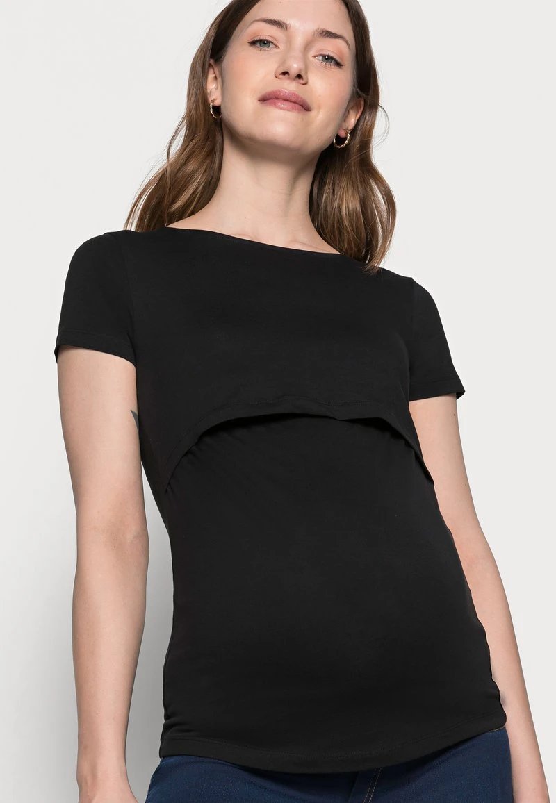 NURSING 2er PACK - Basic T-shirt - T-Shirt Basic - Dark Blue/black – Bild 5