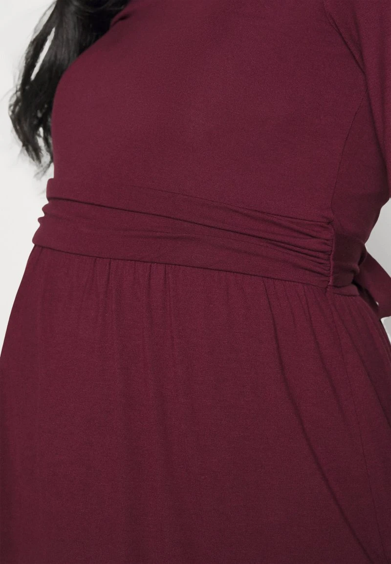 FLARE TOP - Langarmshirt - Dark Red – Bild 5