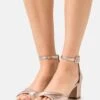 Anna Field LEATHER - Riemensandalette - Rose Gold-coloured